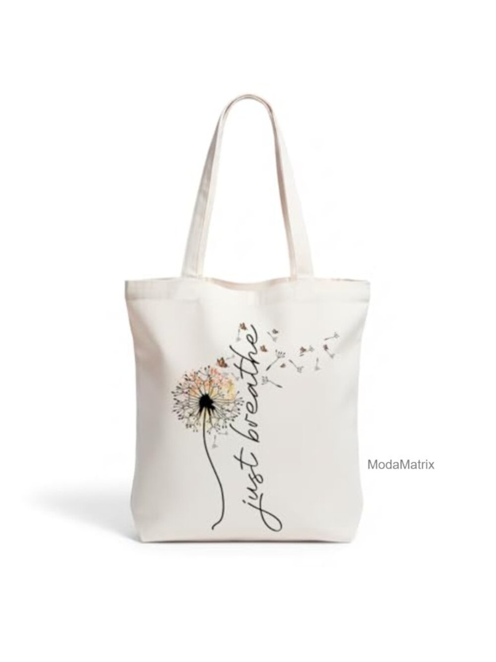Canvas Tote Bag Leopard Bow Flower Print Reusable Grocery Shoulder Bag